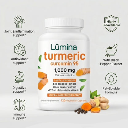 Turmeric Curcumin Capsules (1,000mg)