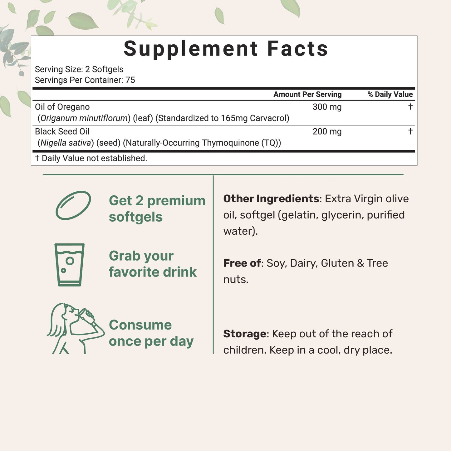 Oil of Oregano Softgels