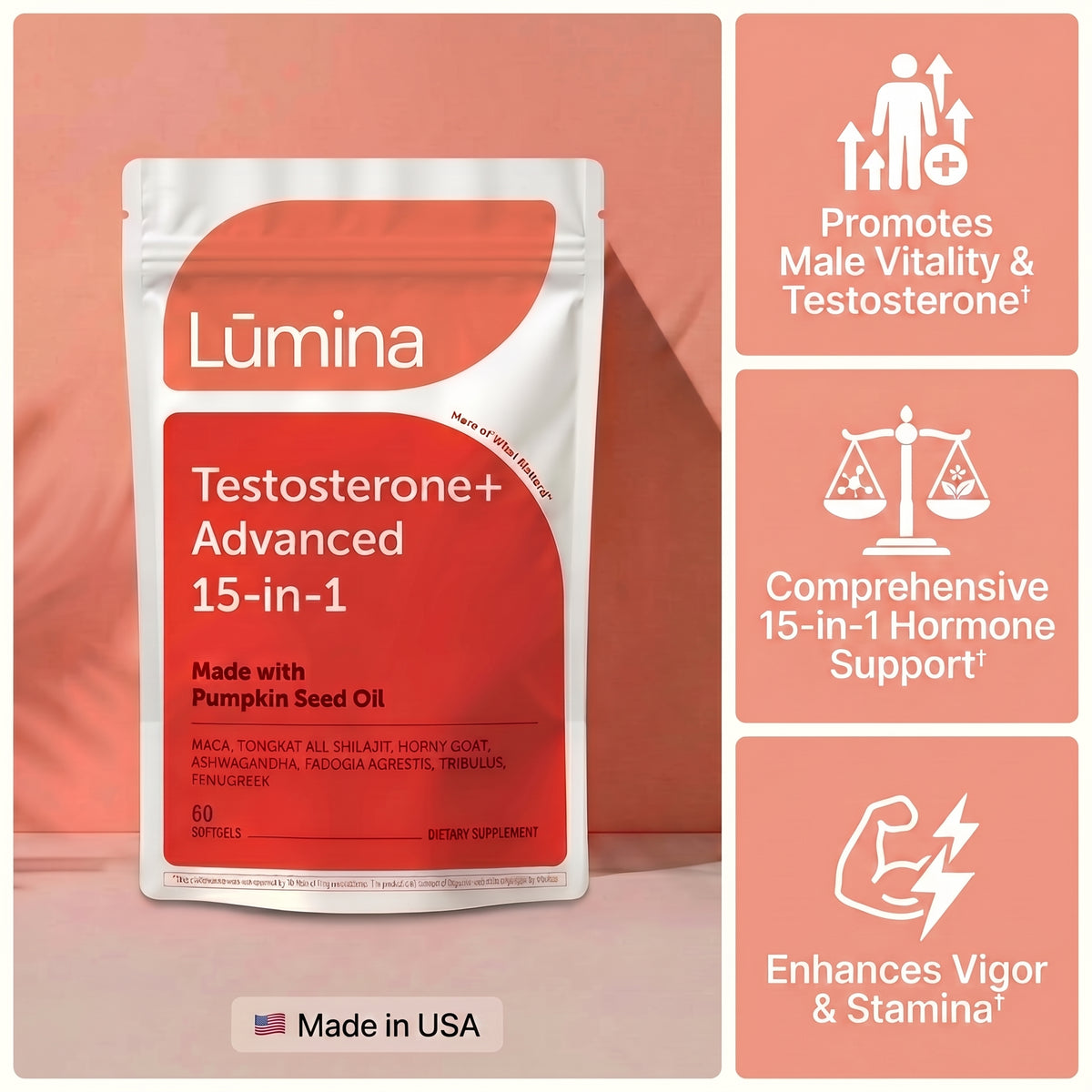 Testosterone 15-in-1 Softgels 3
