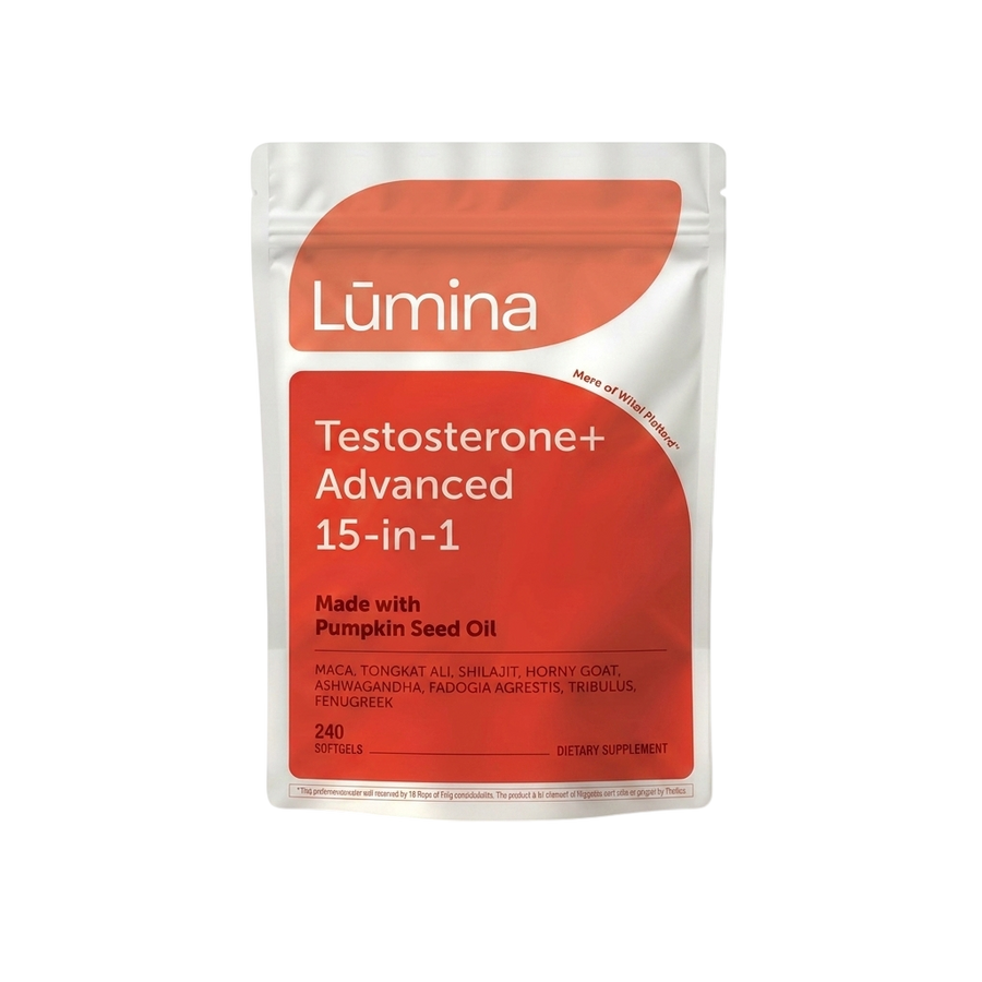Lūmina Testosterone+ Advanced 15-in-1 pouch