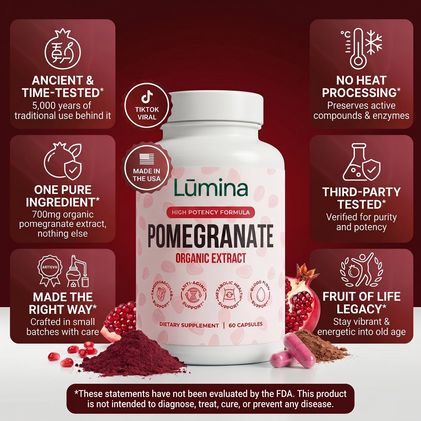 Organic Pomegranate Extract
